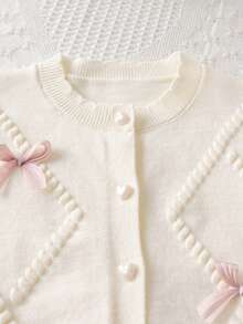 Souflis Souflis 女婴针织开衫套装 - 彩色 - 查看 3