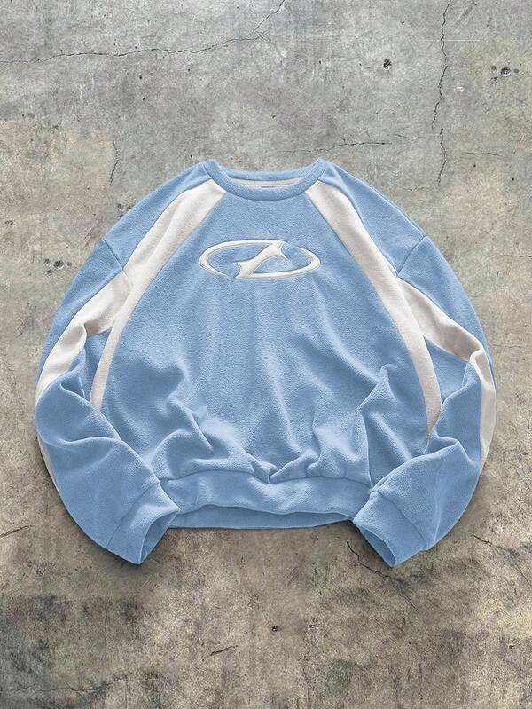 AXEPEAK Sudadera holgada de punto de manga larga para hombre, para otoño e invierno