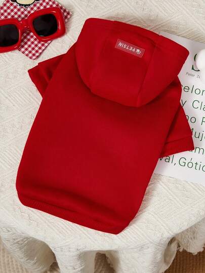 PETSIN 纯色宠物连帽衫 - 舒适时尚的春、夏、秋、冬服装；非常适合日常散步、室内休闲、户外探险、旅行、节日聚会和可爱的照片拍摄