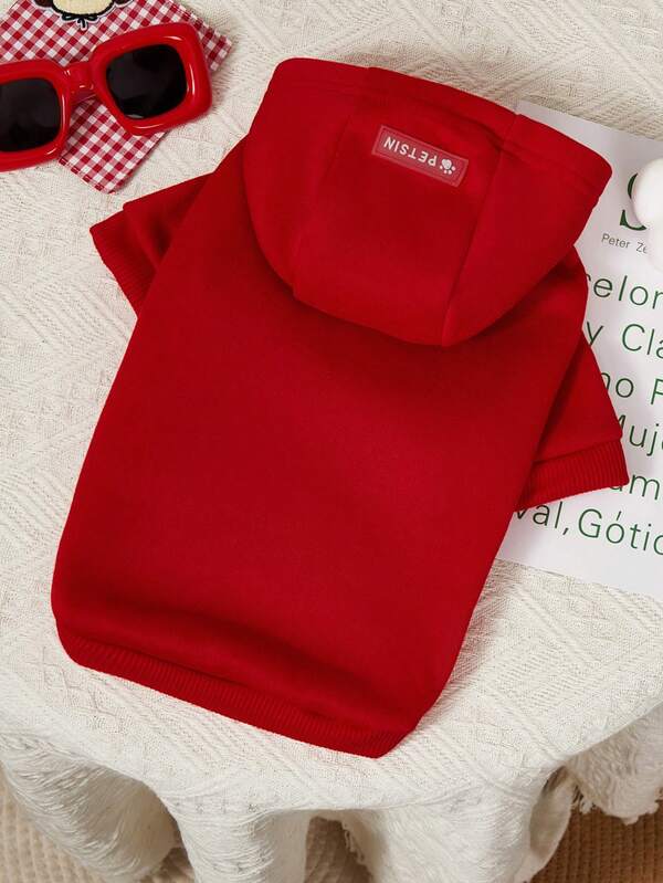 PETSIN Sudadera con capucha de unicolor para mascotas - Ropa cómoda y elegante para primavera, verano, otoño e invierno; perfecta para paseos diarios, estar en casa, aventuras al aire libre, viajes, reuniones festivas y sesiones de fotos lindas