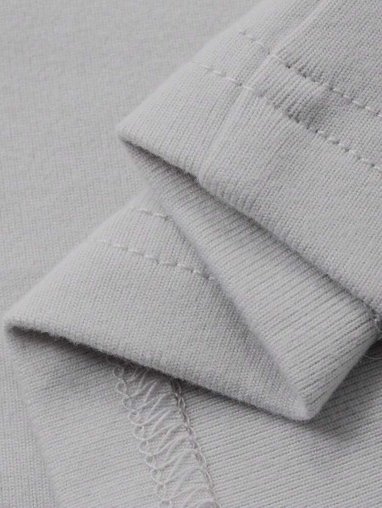 Women's Lace Patchwork Brushed Pajama Set, Autumn/Winter