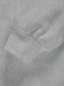 男童休闲舒适加厚针织长袖卫衣，适合秋冬季节穿着，款式包括：纽约卫衣、男童卫衣、灰色卫衣、动漫卫衣、熊印花卫衣等。 - 淺灰色 - 查看 5