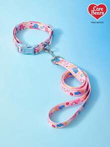 Care Bears X PETSIN 一款粉色狗绳，带有心形小熊图案，结实耐用。 - 粉色 - 查看 7