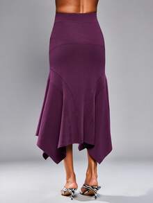 NYA SZN Skirt Bottom High Rise Fitted Bodycon Loose Pocket Detail Fairycore Old Money Modest Church Business Casual Everyday Office Teacher Fall Winter Suitable For Commuting Thanksgiving Christmas NYE New Years Eve Outfits For Women