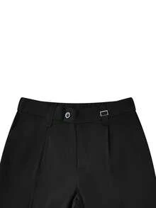 Calvornis بنطلون رجالي كاجوال رسمي أحادي اللون، سحاب وأزرار إغلاق، بنطلون بدلة رجالي، مناسب للخارج، الزفاف، حفل التخرج، الحفلات، التنقل، هدية رائعة للحبيب، الزوج، الأب، الأقارب