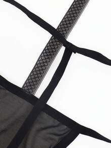 DrisQ 1pc Men's Sexy Black Mesh Sling Underwear - Black - View 7