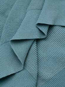 Manfinity CityGents 男士纯色纯色拉链前长袖简约针织毛衣，休闲都市日常穿着，可作为男友礼物