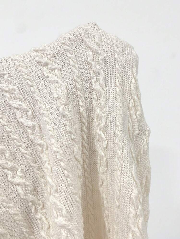 1pc Women Solid Color Textured High Neck Slim Fit T-Shirt, Autumn New Arrival Long Sleeve Women Tops,Fall Women Clothes