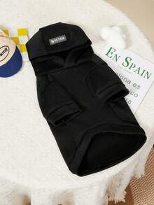 PETSIN Sudadera con capucha lisa para mascotas - Cálida y suave para primavera, otoño, invierno y noches frescas de verano; perfecta para paseos diarios, relajación en interiores, aventuras al aire libre, viajes, reuniones festivas y sesiones de fotos temáticas