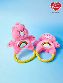 Care Bears X PETSIN 粉色心形熊形狗狗玩具，内置BB弹音效，可用于互动玩耍、磨牙和清洁牙齿。 - 粉色愛心熊 - 查看 7