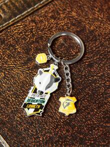 HARRY POTTER X SHEIN 一款时尚的红发男孩钥匙扣 - 銀灰色 - 查看 2