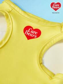 Care Bears X PETSIN 1件彩色爱心熊宠物背心亲肤透气宠物服装