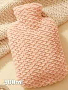 Plush Hot Water Bag, PVC Water Injection Bag, Warm Hands, Explosion-Proof, Leak-Proof, Cute, Embroidered, Simple, Portable, Detachable, Warm Hands And Feet, Used During Periods, Hot Water Bag Christmas Gifts, Hand Warmers, Gifts For Men, Stocking Stuffers, Hand Warmers Rechargeable - Multicolor - View 14