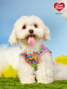 Care Bears X PETSIN 1 件泰迪熊印花甜美可爱舒适弹性宠物猫狗通用狗背心 - 彩色 - 查看 7