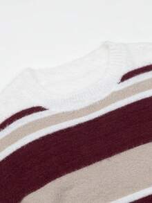 Claim Dot Áo len dài tay cổ tròn kẻ sọc thường ngày cho nam - Nhiều màu - Xem 4