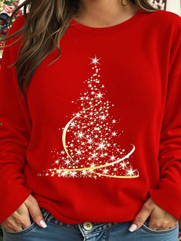 EMERY ROSE Plus Size Graphic Tee, Casual Streetwear Plus Size T-Shirt, Cute & Comfortable Top, Vacation Vibe