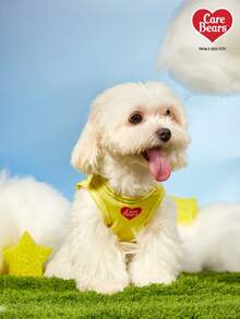 Care Bears X PETSIN 1件彩色爱心熊宠物背心亲肤透气宠物服装