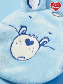 Care Bears X PETSIN 1件刺绣小熊宠物猫狗通用蓝色毛绒保暖舒适无袖外套，带防滑设计，适合狗狗穿着。