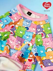 Care Bears X PETSIN 1 件小熊彩色卡通图案印花可爱舒适弹力四脚裤宠物猫狗通用连体裤 - 彩色 - 查看 8