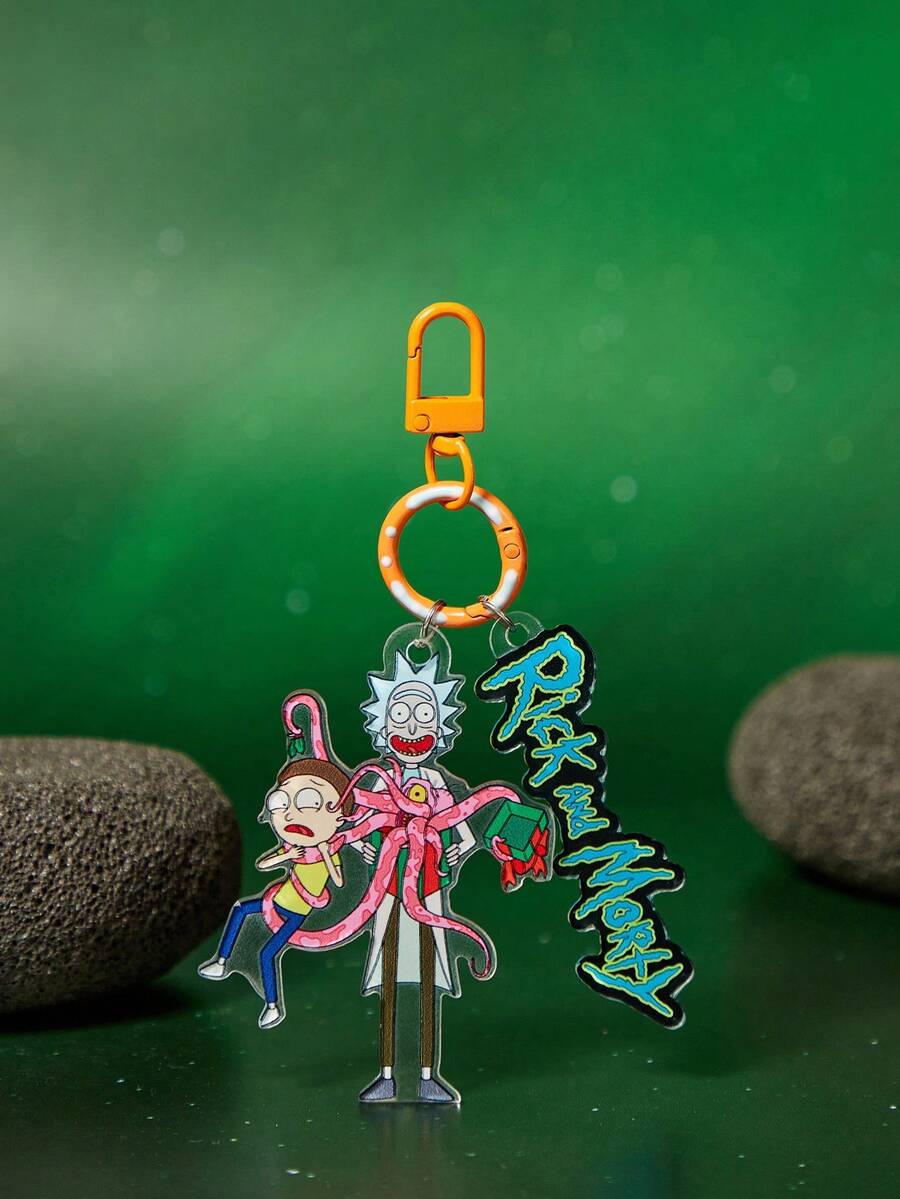 Rick and Morty X SHEIN 钥匙扣和钥匙链 - 彩色 - 查看 1