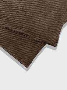 ROMWE MEN Casual 男士时尚休闲百搭灯芯绒工装裤，适合日常休闲穿着、周末出游、户外活动、旅行、朋友聚会等场合。这款裤子是男士衣橱中不可或缺的百搭单品，也是送给男朋友或老公的绝佳礼物。 - 咖啡棕 - 查看 5