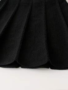 Souflis Souflis 女婴蝴蝶结装饰针织开衫和针织裙套装