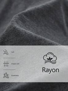 Aalyst Women's High-End Gray, Dark Gray, Luxurious High-End Elegant Mature Lady T-Shirt. High Collar, Slim Fit, Metal Decorative Button, Soft And Skin-Friendly Stretchy Fabric, Suitable For Autumn, Winter, Spring, Party, Banquet, Gathering, Daily Wear, Work Commute, Holiday Outfit.