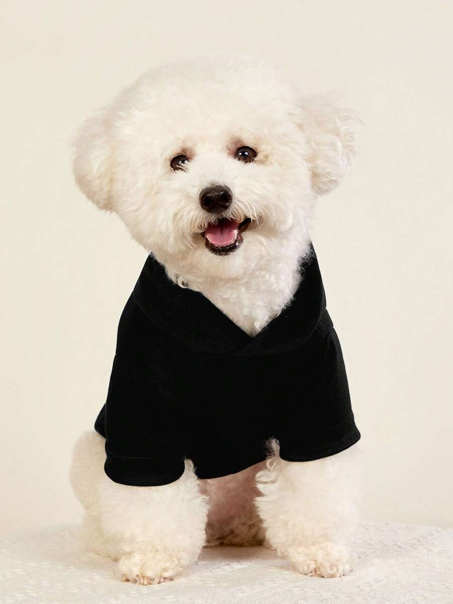 PETSIN Sudadera con capucha lisa para mascotas - Cálida y suave para primavera, otoño, invierno y noches frescas de verano; perfecta para paseos diarios, relajación en interiores, aventuras al aire libre, viajes, reuniones festivas y sesiones de fotos temáticas