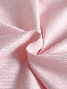 SHEIN Vintaside Kids Mädchen Flach Rosa Kragen Pyjama Set, Kinder Bequeme Nachtwäsche, Süßes Stickerei Design, Langarm Oberteil und Hose, Frühling/Herbst - Pink - Übersicht 8