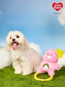 Care Bears X PETSIN 粉色心形熊形狗狗玩具，内置BB弹音效，可用于互动玩耍、磨牙和清洁牙齿。 - 粉色愛心熊 - 查看 11