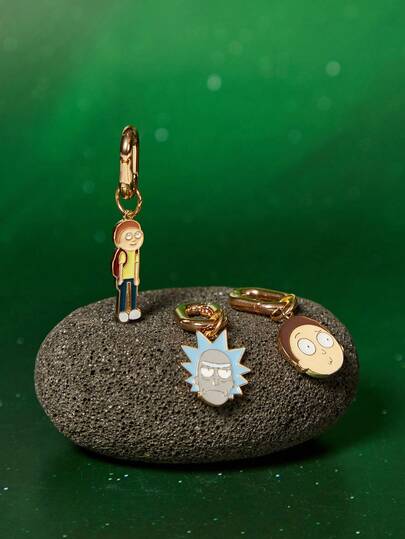 Rick and Morty X SHEIN 钥匙扣和钥匙链