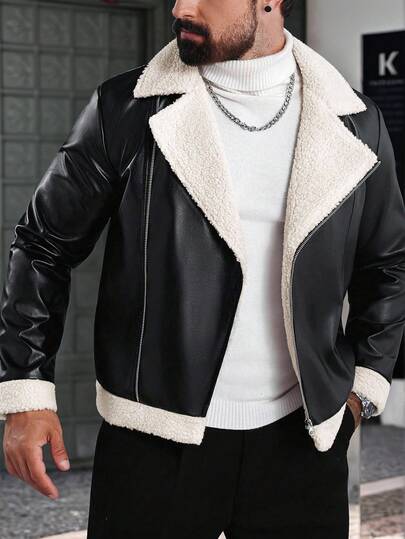 Manfinity Roughcore 男士时尚百搭保暖内衬夹克，秋冬