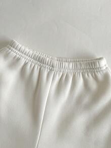 Loomiva 2pcs Baby Boy Cartoon Animal Print Crew Neck Long Sleeve Top And Elastic Waist Pants Set