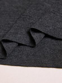 MOTF PREMIUM WOMEN'S SLIM FIT TURTLENECK WOOL SWEATER, AUTUMN/WINTER - Grey - View 8