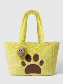 ROMWE Anime Women Shoulder Bags - Yellow - View 1