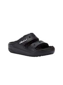 Crocs Classic Cozzzy Men's Sandals Black CR207446 - Black - View 3