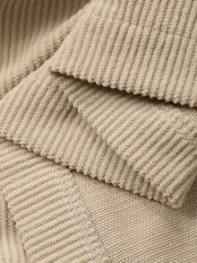 Dazy Plus Dicke, solide Cord-Rock mit Sicherheitsshorts, kurzer gerader Schnitt, Damen in Große Größen, Herbst/Winter