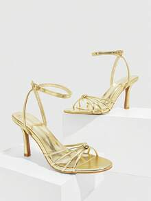 CUCCOO SZL 女士高跟凉鞋，时尚优雅，适合夏季通勤