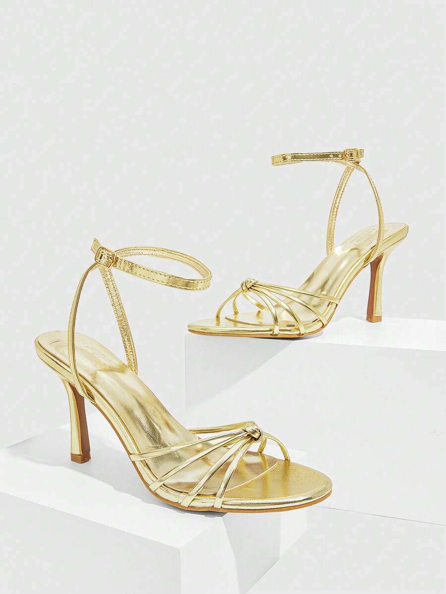 CUCCOO SZL 女士高跟凉鞋，时尚优雅，适合夏季通勤