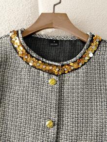 GlowEve A Two Pieces Set Of Elegant And Fashionable Autumn Vacation Style Woven By A Lady