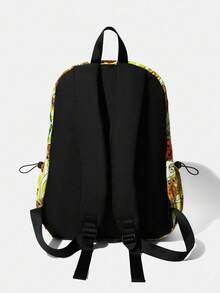 SCOOBY-DOO X SHEIN Women Backpack - 橄欖綠 - 查看 4