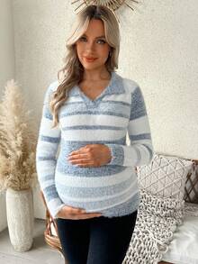 Áo len cardigan tay raglan thường ngày cho bà bầu - Nhiều màu - Xem 5