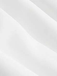 SHEIN MOD Sweetheart Neck Lantern Sleeve Ruched Bust White Long-Sleeved Short Dress - White - View 3