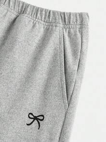 SHEIN Tween Girls Versatile Butterfly Pattern Long Sleeve Top And Pants 2 Pieces Set, Light Grey Teen Two Piece Long Sleeve Set Teen Pants Set 2 Piece Sets Woman Girls Two Piece Outfit Long Sleeve Crop Top And Pants Set/Halloween,Fall,Winter,Autumn,Christmas,Y2k,Summer,Pink Set Outfit For Women Girld Outfit Set Full Outfit Set Clothes Set Grey Girl S Outfit