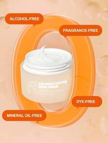 SlowSunday Collagen Stretch Mark Cream, With Olive Oil & Centella Asiatica, Improve Stretch Marks, Firm Skin, Increase Elasticity, Cozy Winter Styles, Suitable For Winter, Y2K, For Valentine's Day, Valentines Gift, Valentines Day Gift, Ideal For Party - White - View 6