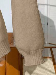 Franclia New Autumn/Winter High-Quality Elegant Versatile Soft White Cardigan For Women