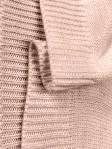 Calvaya Áo len chui đầu cổ tròn in họa tiết đồ họa cỡ lớn thường ngày - Hồng - Xem 7