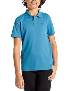 Under Armour Matchplay Boys' Polo Shirt Ether Blue - Blue - View 1