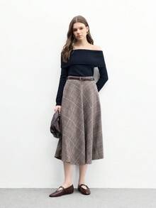 CUCCOO BIZCHIC 女士咖啡色穿孔舒适透气复古玛丽珍平底鞋，百搭日常通勤鞋 - 咖啡棕 - 查看 10