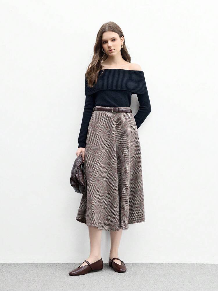 CUCCOO BIZCHIC Women's Coffee Perforated Comfortable Breathable Vintage Mary Jane Flat Shoes, Versatile For Daily Commute Spring Shoes